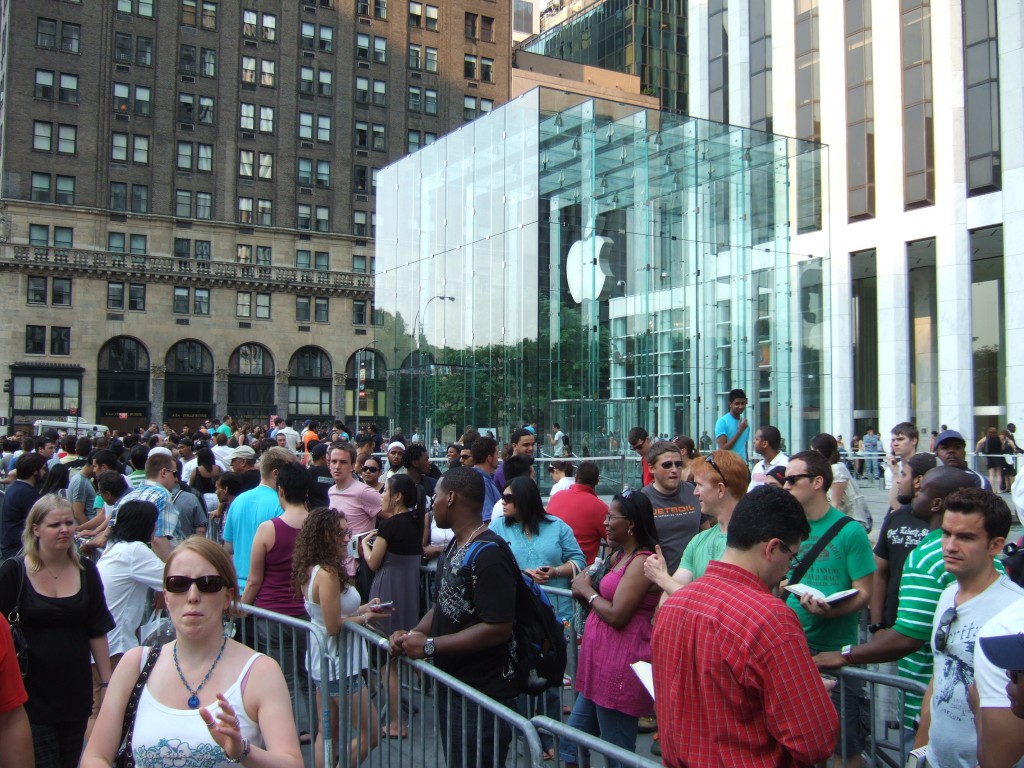 Go home. The iPhone 5 will be there tomorrow.