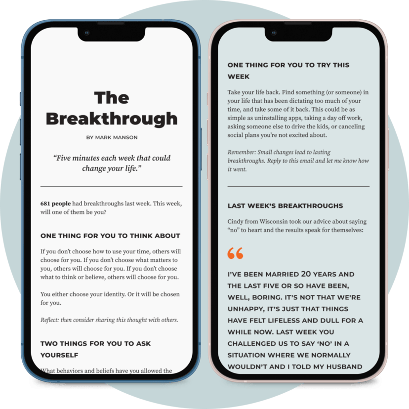 The Breakthrough newsletter