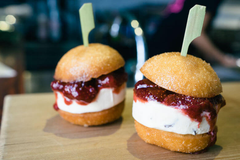 Diet goals: The real reason you go to the gym: so you can eat a burger made out of ice cream.