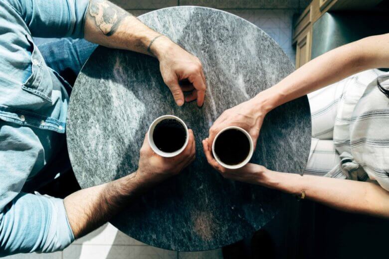 When to break up - having coffee