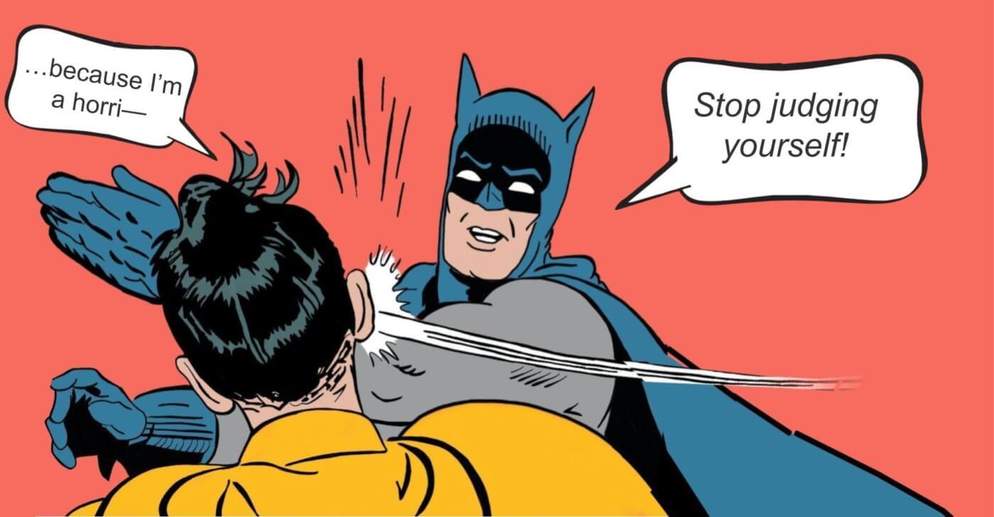Self-discipline - Batman slapping Robin Meme