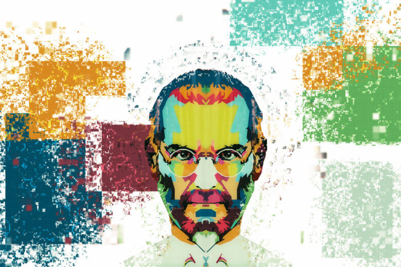 Steve Jobs pop art