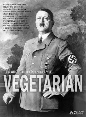 Red herring logical fallacy: Hitler was a vegetarian