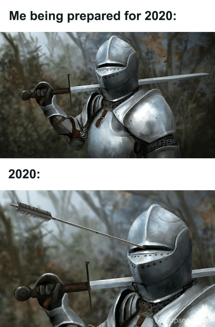 Armor meme - lessons from 2020